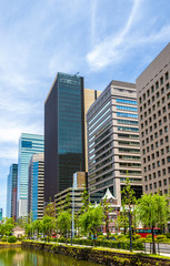 Wall Mural - Buildings in Marunouchi downtown of Tokyo