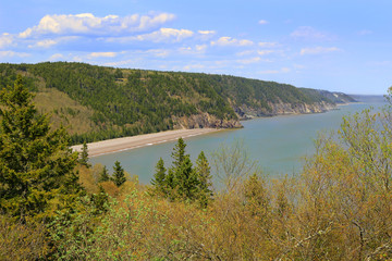 Wall Mural - View of Melvin Beach on Fundy trail