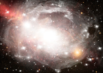 Wall Mural - galaxy in a free space