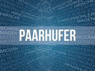 Poster - Paarhufer