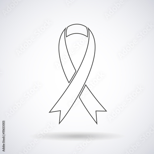 images Vector Cancer Ribbon Silhouette adobe stock