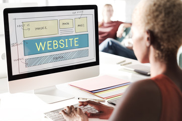 Wall Mural - website homepage responsive design ideas concept