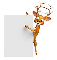 Poster - cute Deer cartoon character