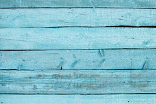 Vintage Blue Wooden Background. Old Weathered Aquamarine Board. Texture. Pattern. Wood Background.