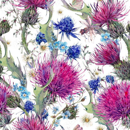 summer-watercolor-seamless-floral-pattern-with-wild-flowers