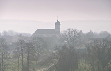 Sticker - Billey Saint Jacques Kirche - Billey Saint Jacques church in France