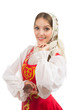 © stas_80 - beautiful smiling russian girl in folk costume