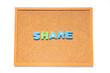 © bankrx - Corkboard with wording share on white background