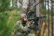 © franz12 - armed men in the area of armed conflict