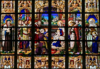 Wall Mural - Stained Glass - Epiphany