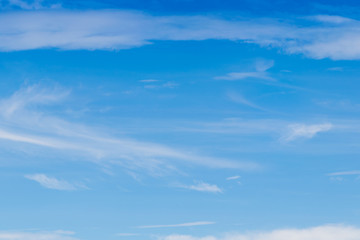 Wall Mural - fantastic soft white clouds against blue sky