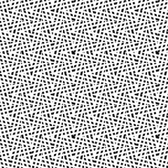 Fototapete - Irregular grid, mesh seamlessly repeatable monochrome pattern. A