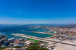 View from the top of the rock of Gibraltar on the city