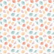 © RainLedy - Seamless pattern with shells.