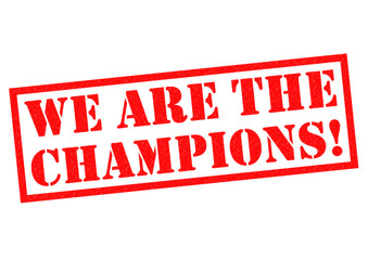 Canvas Print - WE ARE THE CHAMPIONS!