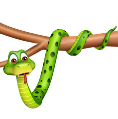 Wall Mural - cute Snake cartoon character