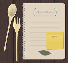 Recipes Cookbook. Cooking Notebook