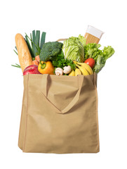 vegetables in a ecological bag