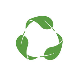 recycling icon, ecology green icons set on white background