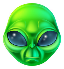 Poster - Cartoon Alien Character