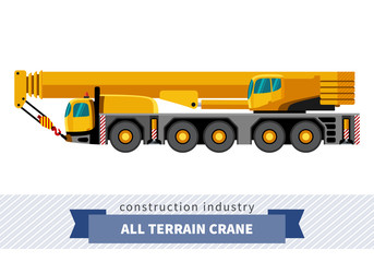 Wall Mural - All terrain crane