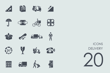 Sticker - Set of delivery icons