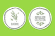 Ayurvedic Herb - Product Label with  Shatavari