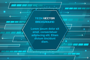 Wall Mural - technology abstract futuristic background.