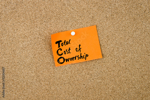 Fotografie, Obraz Business Acronym TCO as Total Cost Of Ownership