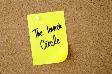 Wall Mural - The Inner Circle written on yellow paper note