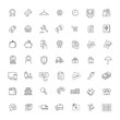 © tettygreen - Thin lines web icons set - E-commerce, shopping