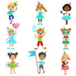© topvectors - Kids On Birthday Party Set