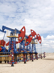 Poster - Oil pumps jack