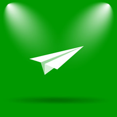 Sticker - Paper plane icon