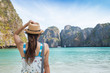 © det-anan sunonethong - Girl relaxes on the Maya beach, Thailand