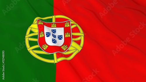Portuguese Flag Hd Background Flag Of Portugal 3d
