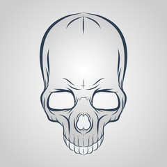 Canvas Print - Skull logo