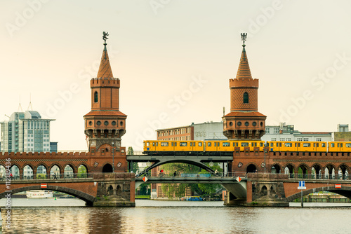 Plakat Berlin Oberbaumbrücke