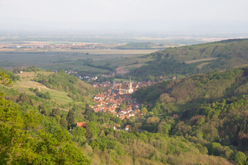 Wall Mural - Village d'Andlau Alsace Vosges
