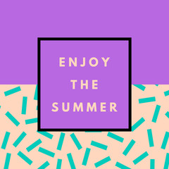 Aufkleber - Summer hipster boho background