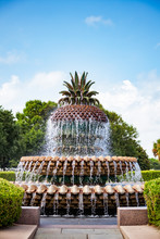 Pineapple Fountain In Charleston South Carolina