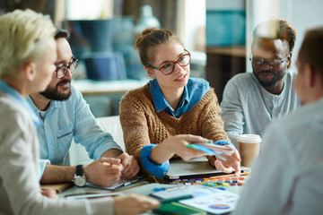 Canvas Print - Designers at work