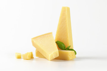 Poster - wedges of parmesan cheese