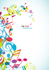 Wall Mural - abstract mobile phone backgrounds with colorful tunes.