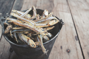 Canvas Print - Dried fish