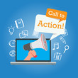 © aa_amie - call to action button marketing online design page