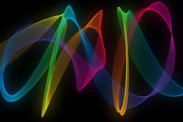 Wall Mural - colorful abstract wave
