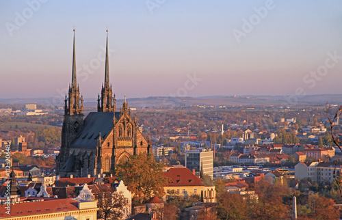 Valokuvatapetti Cathedral of St. Peter and Paul with other buildings