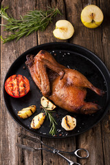 Sticker - Roast duck with apples and rosemary