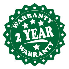 2 years warranty stamp